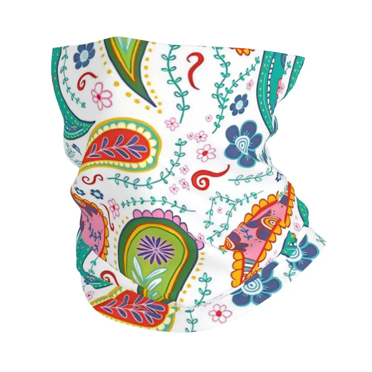 Colorful Doodles Inspired Bandana Neck Cover Wrap Scarf Balaclava Cycling Unisex Adult Breathable