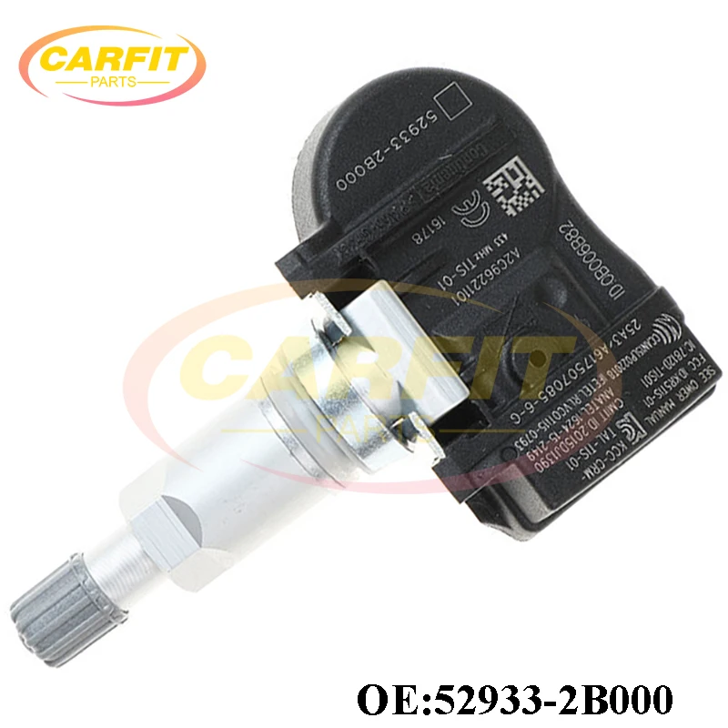 High Quality New OEM 52933-2B000 529332B000 TPMS Tire Pressure Sensor 433MHz For Hyundai Santa Fe Sonata Kia 2012 Auto Parts