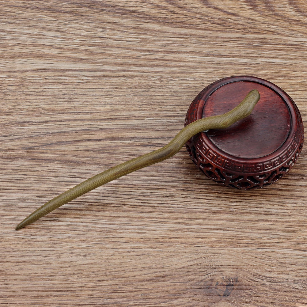 Retro Holz Haarnadel Haars pangen für Frauen Mädchen elegante Haars pangen Kopf bedeckung Hochzeits feier benutzer definierte handgemachte Haarschmuck Geschenke – Detail 9