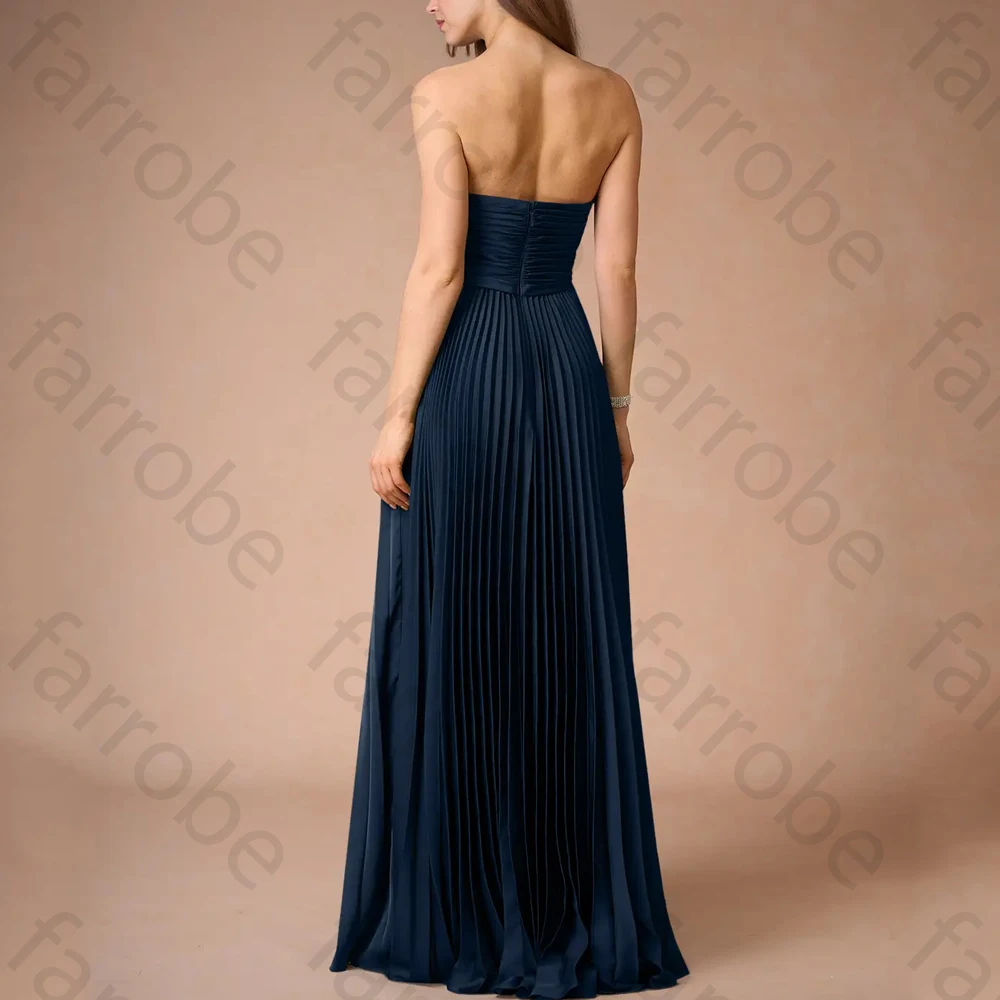 Eleganckie sukienki wieczorowe bez rękawów z odkrytymi ramionami, seksowne sukienki bez pleców, wykwintne, wysokiej jakości suknie balowe dla kobiet, szyte na miarę.