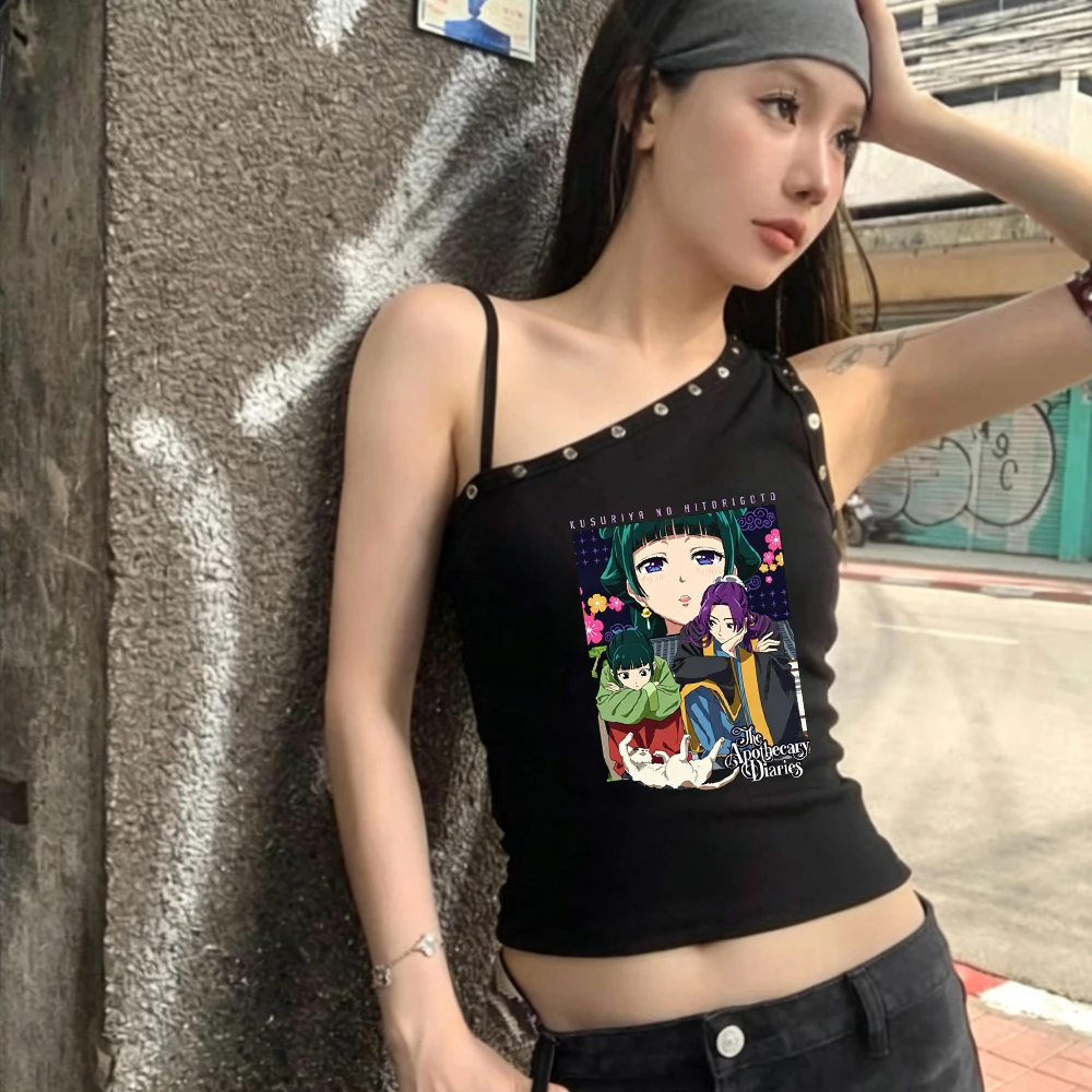 Maomao the Apothecary Diaries cropped top shoujo japanese emo alternative  y2k tshirt graphic korean fashion alternative  goth
