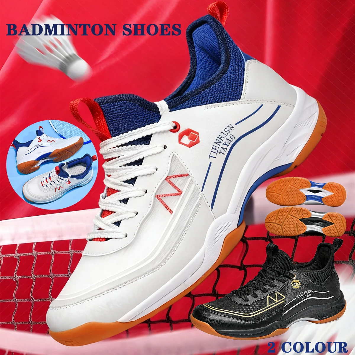 Nuevos zapatos de bádminton para hombres y mujeres, zapatos deportivos de ocio al aire libre, zapatos para parejas, zapatos de entrenamiento