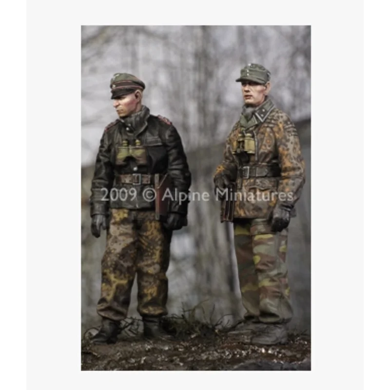 1/35  resin white model US Special Forces soldiers 2 people need to manually color the model free shipping