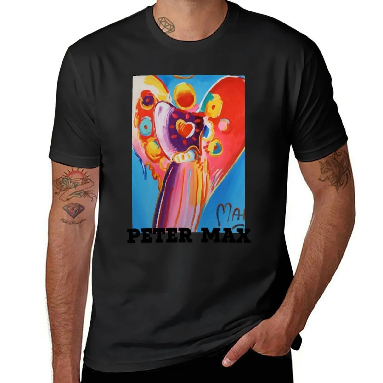 

Peter Max Painting T-Shirt new edition quick-drying aesthetic clothes Men's t-shirts