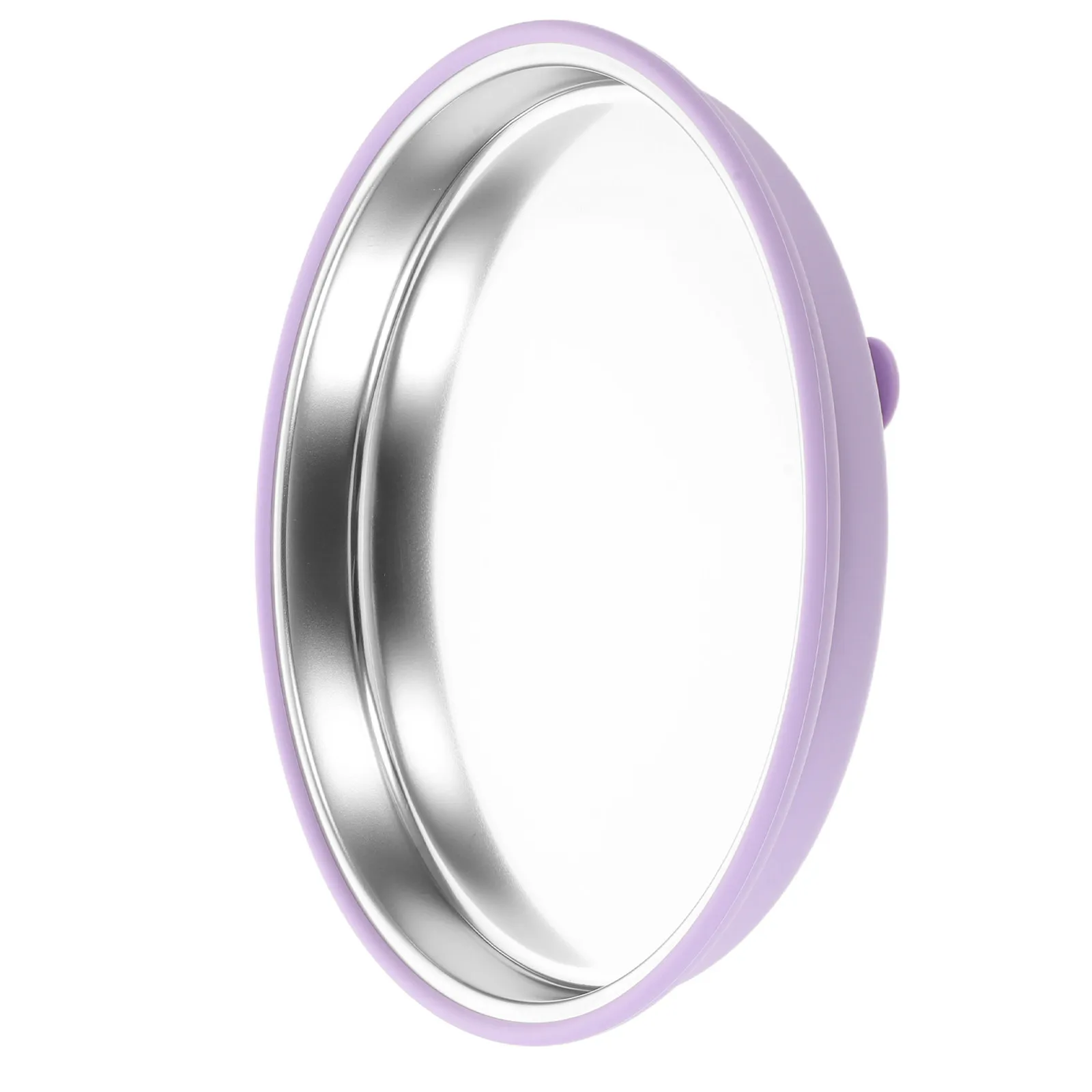 Purple Stainless Steel Baby Suction Plate Non Slip Toddler Plate Shatterproof Infant Feeding Supplies Cartoon Design Travel