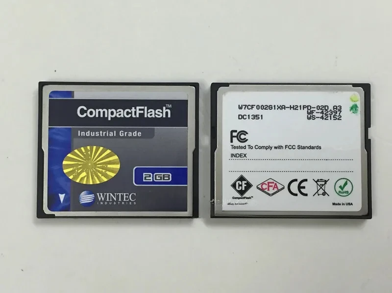 Actual Capacity Card for 2G CNC Machine Tool with Original WINTEC Wide Temperature Industrial CF Card from the United States