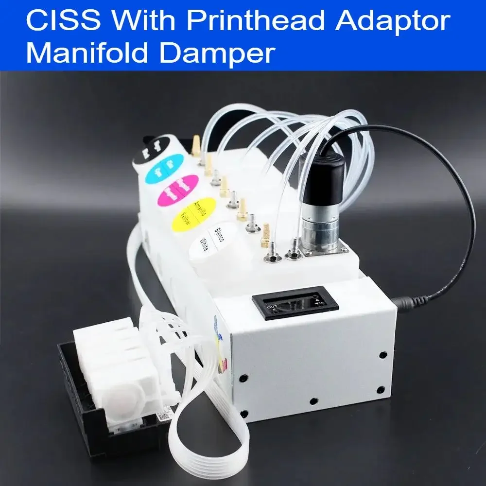 

XP600 L8050 DTF Convert Printer Kit ET 8550 CISS with Printhead Adaptor Manifold Damper Internal Timer Tool for Epson 8550 L8050