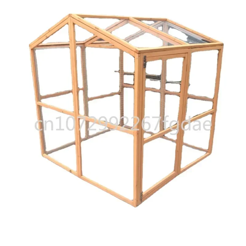 Household Wooden Display Parrot Cage, Duck Cage, Chicken Cage Fence