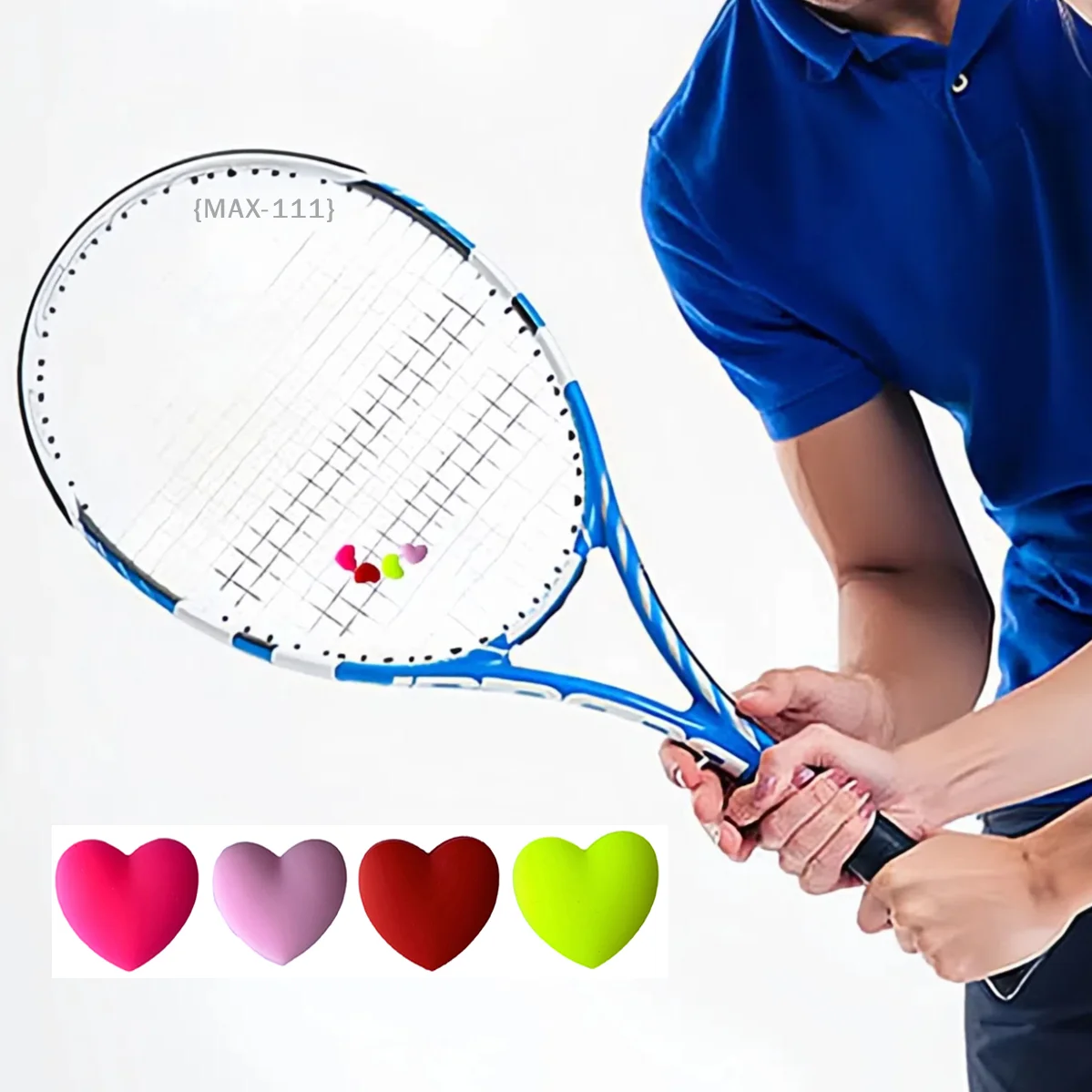 

Tennis Racket Shock Absorber - Vibration Dampeners To Reduce Impact For Enhanced Control & Comfort, Pro Staff Compatible