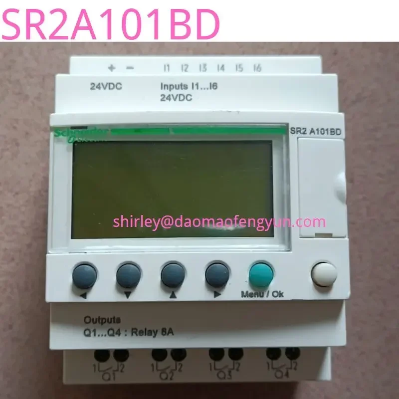 

Used SR2A101BD logic controller DC12V6 input 4 relay output with display panel