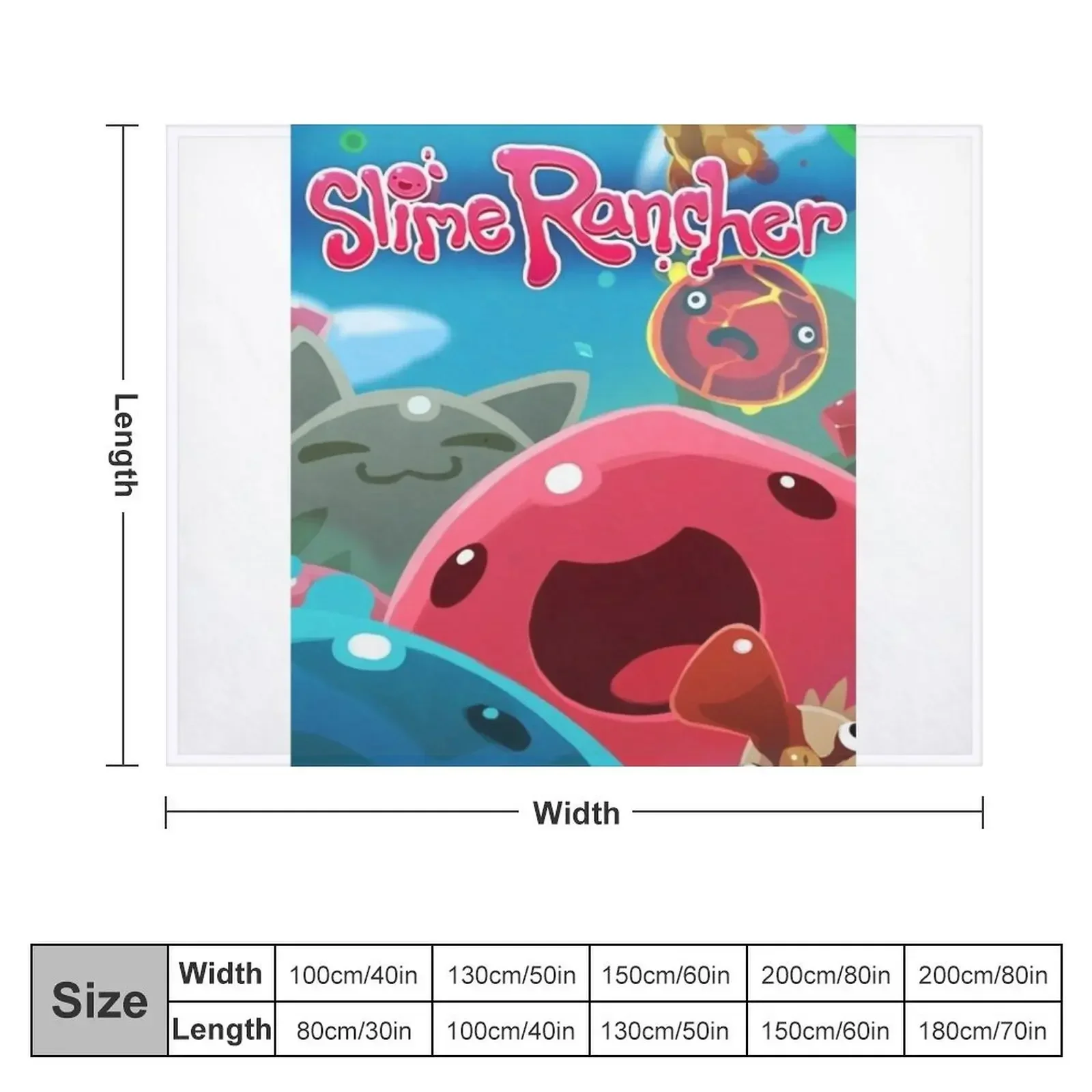 Slime rancher Throw Blanket Furry for winter Blankets