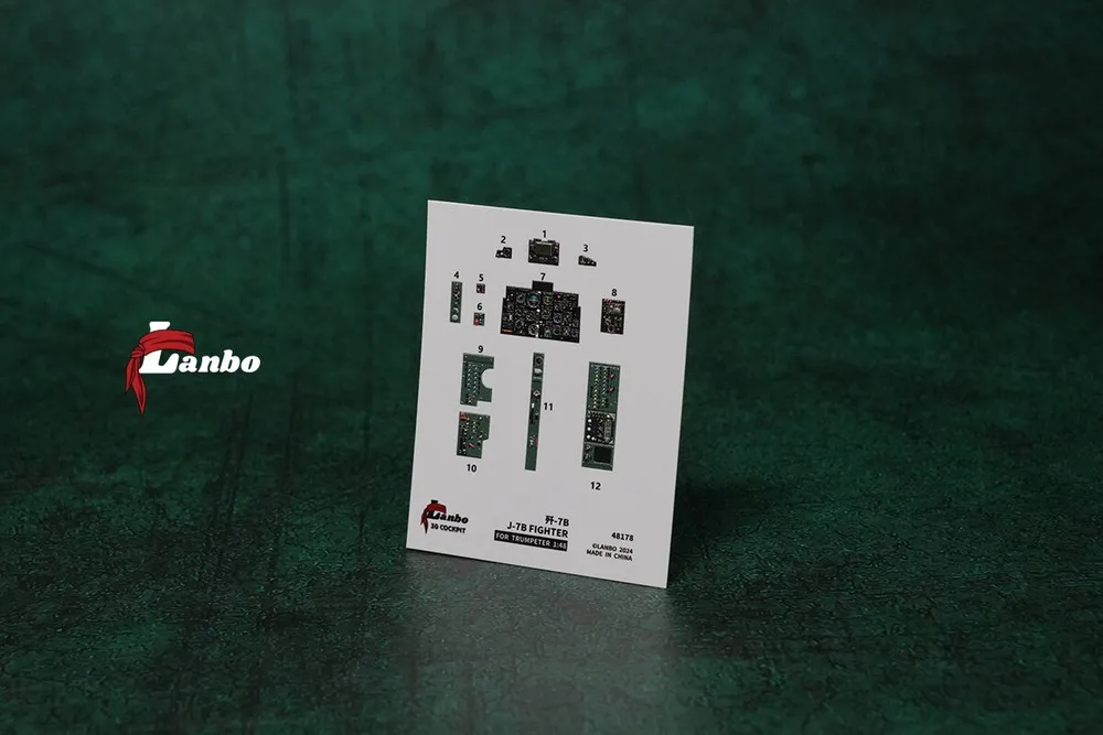 

Lanbo Model 48178 3D Printed Cockpit J-7B For TRUMPETER 1/48