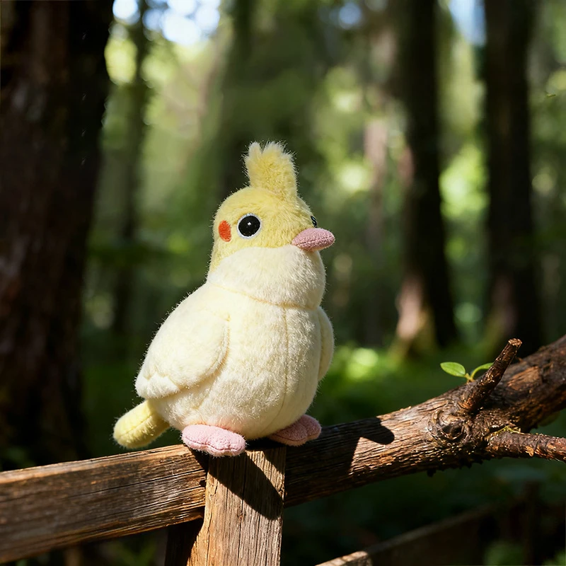 Kawai Parrot Plushie Cute Bird Figurine Spectral Parrot Funny Soft And Skin-friendly Bed Partner Birthday Gift For Boys And Girl