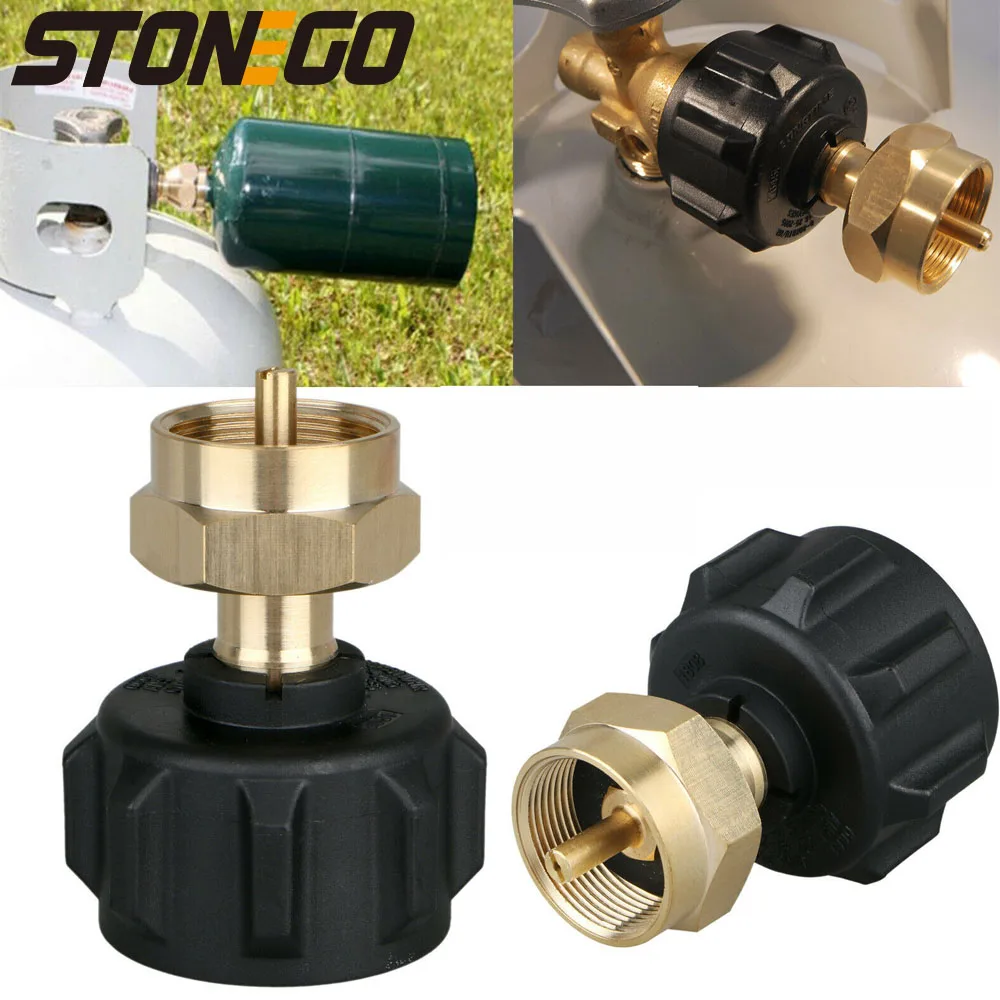 

Латунный коннектор QCC1 с газовым преобразователем, для кемпинга, уличная газовая труба, баллон с пропановым газом, Сжиженный надувной баллон для декомпрессии