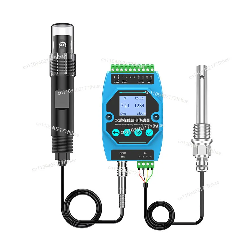 Water Quality Multi-parameter Detector Ph PH Ec Conductivity Temperature Salinity TDS Sensor Monitor