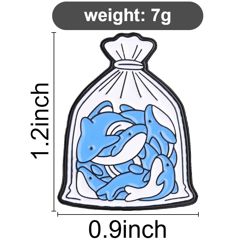 Turbo Granny Glückskatze Emaille-Anstecknadel Kawaii Dreifarbige Katze Geometrische Biene Goldfisch Ente Brosche Reversnadel Taschenanstecker Schmuck Geschenk für Freunde – Detail 5