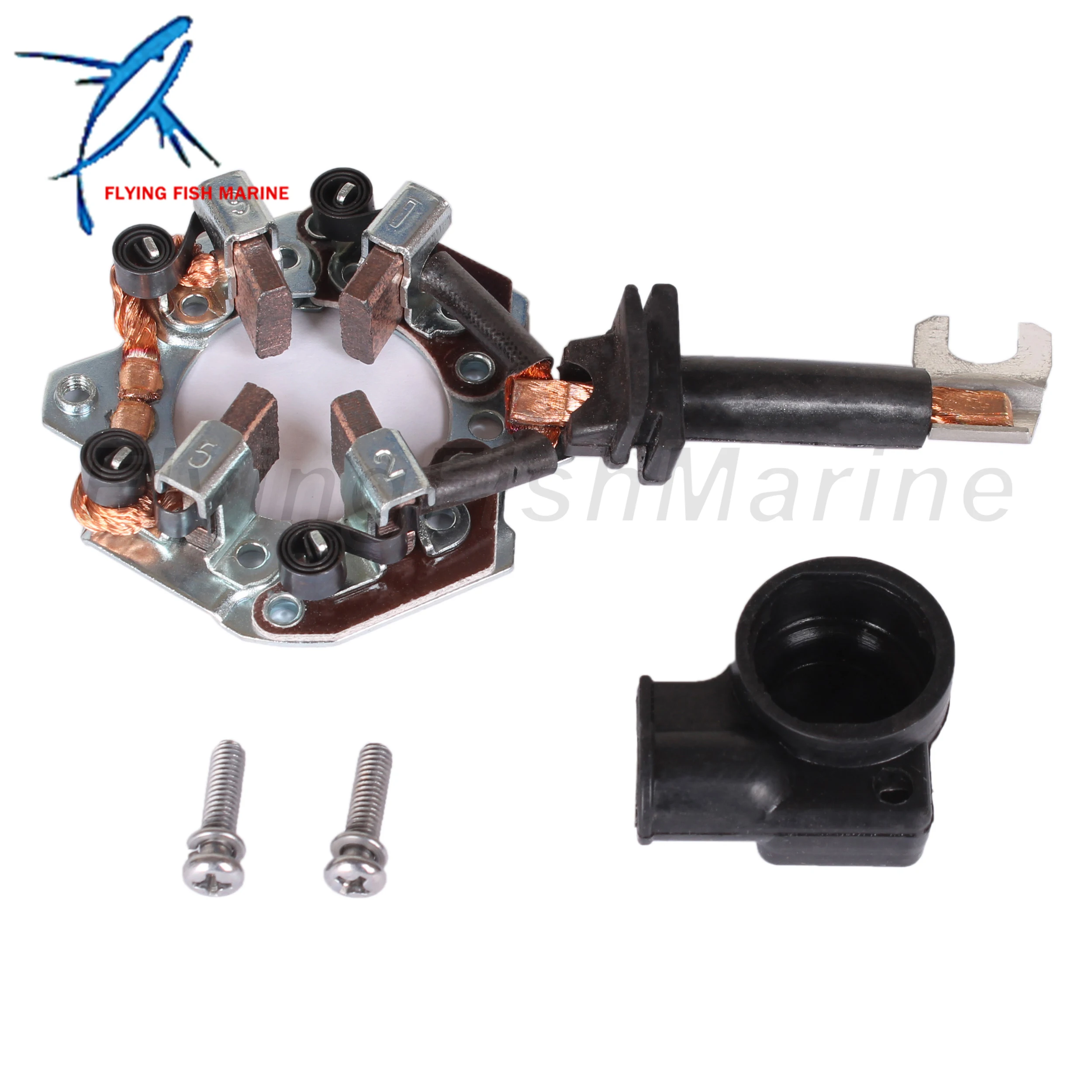 

Outboard Engine 69J-81840-00 10 11 67F-81840-00 Brush Holder Assy for Yamaha 60HP 70HP 150HP 200HP 225HP 250HP