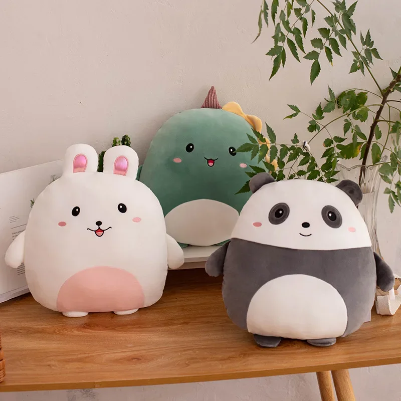 40cm Cuddly Squishy Penguin Pig Rabbit Panda Crab Kawaii Zoo Animal Plush Pillow Soft Plushie Peluche Doll Kids