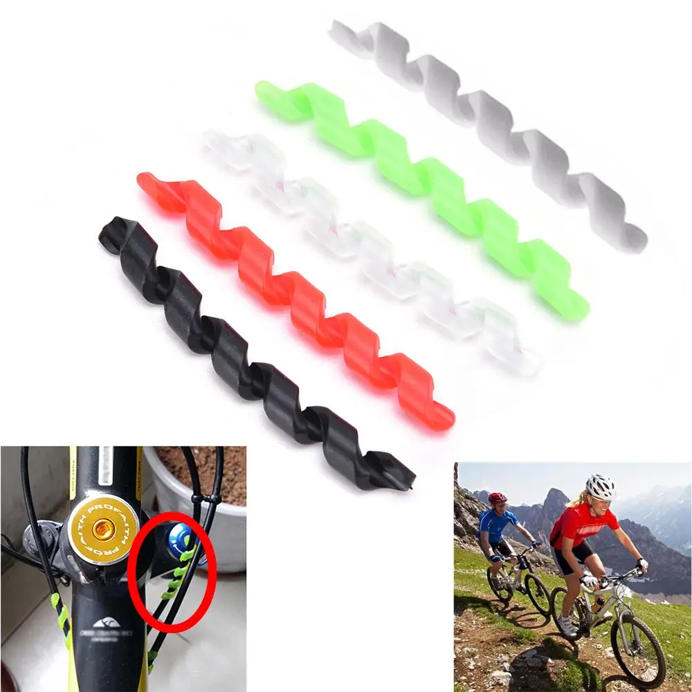 5Pcs Ultralight Anti-friction Cycling Frame Protection Line Pipe Sleeve Shift Brake Bike Bicycle Cable Protector