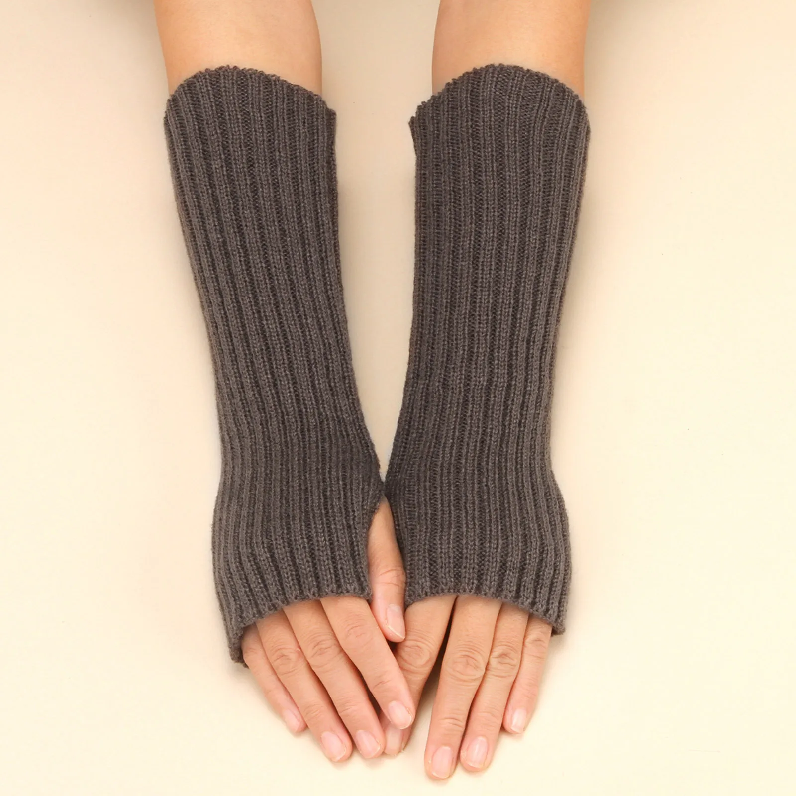 

Half Finger Gloves For Women Winter Soft Warm Wool Knitting Arm Gloves Soft Warm Mittens Handschoenen Unisex Guantes Mujer 3G