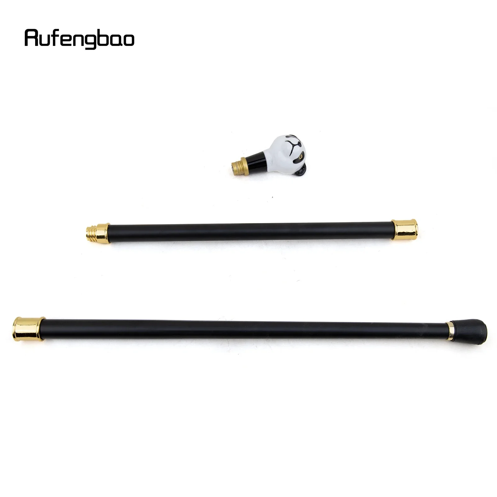 Black White Panda Walking Cane Fashion  Decorative Cane For Halloween For Cosplay And Parties, For Cosplay & Party