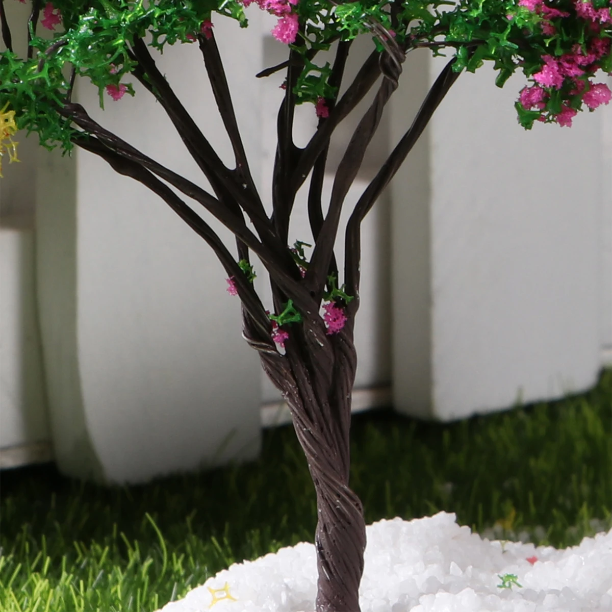 

10Pcs Simulation Tree Landscape Decorations Realistic Shape DIY Succulent Plants Garden Ornaments for Terrarium Fairy