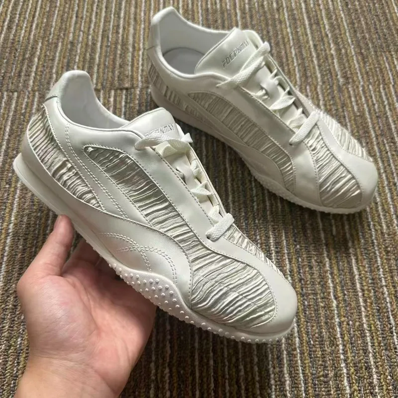 Classic Brand Comfortable Anti Slip Walking Sneaker Spring/Autumn Sport and Leisure Shoe Splicing Flat Bottomed Driving Shoe