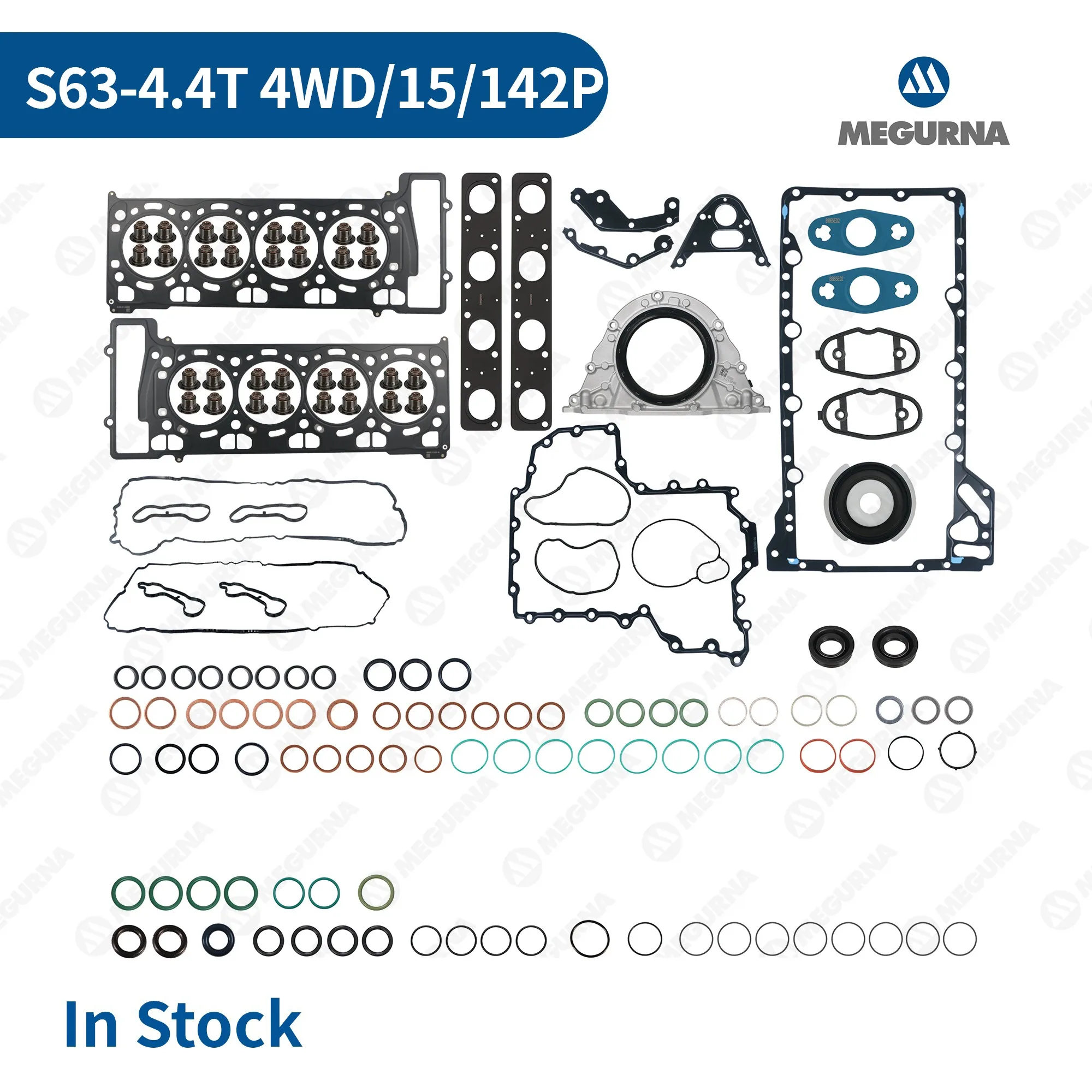 

Engine Rebuild Overhaul Kit Full Cylinder Head Gasket Seal Set for BMW S63 4WD 15 4.4T 5,6Series M5 M6 X5M X6M Car accessories