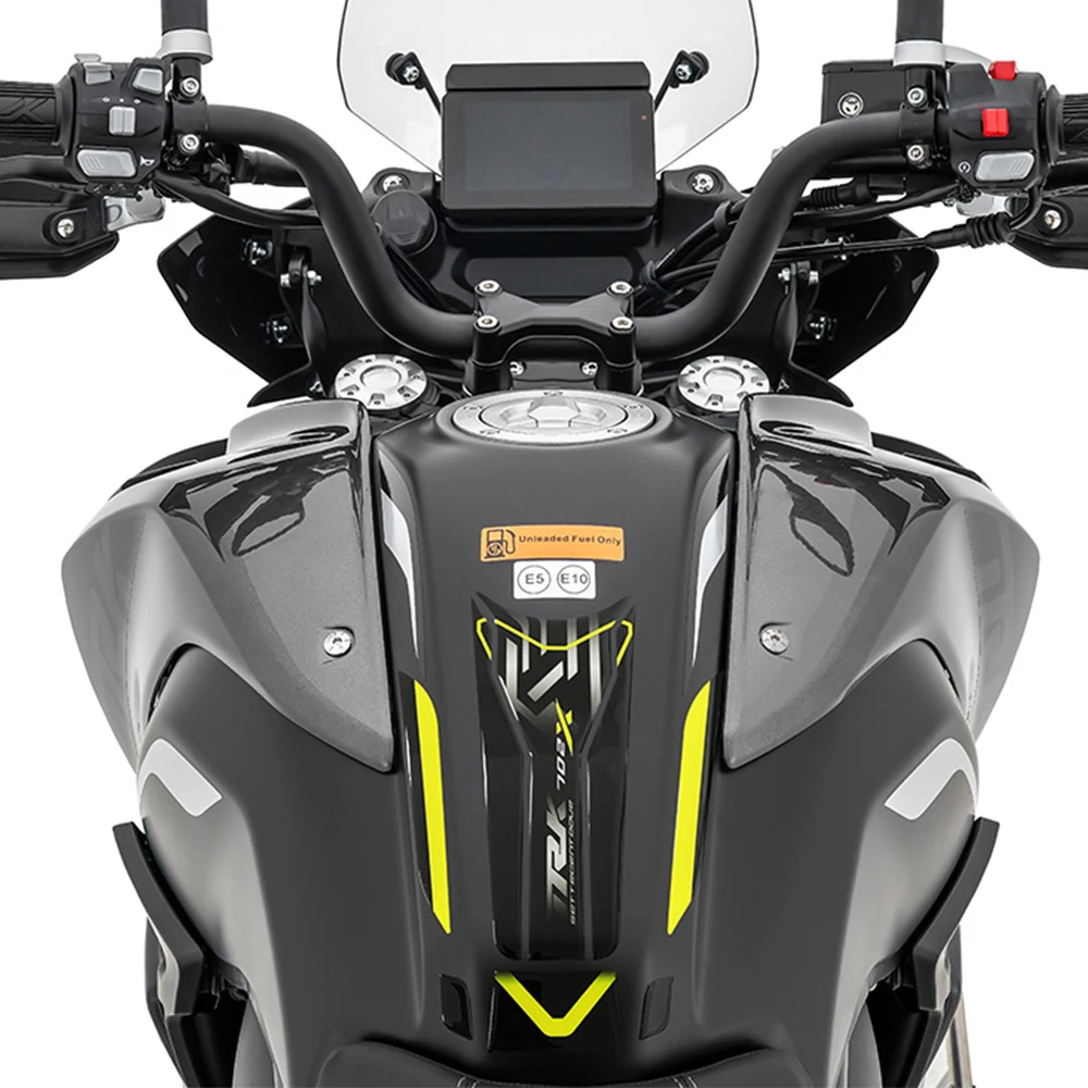 Motorcycle Accessories Tank Pad 3D Protection Sticker For Benelli TRK 702X TRK702 X 2023 2024 2025
