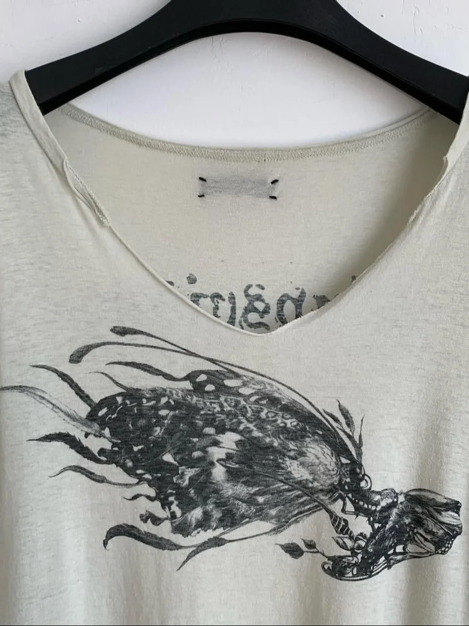 

IfSixWasNine Pioneer Visual Gypsy Retro Skull Butterfly T-Shirt