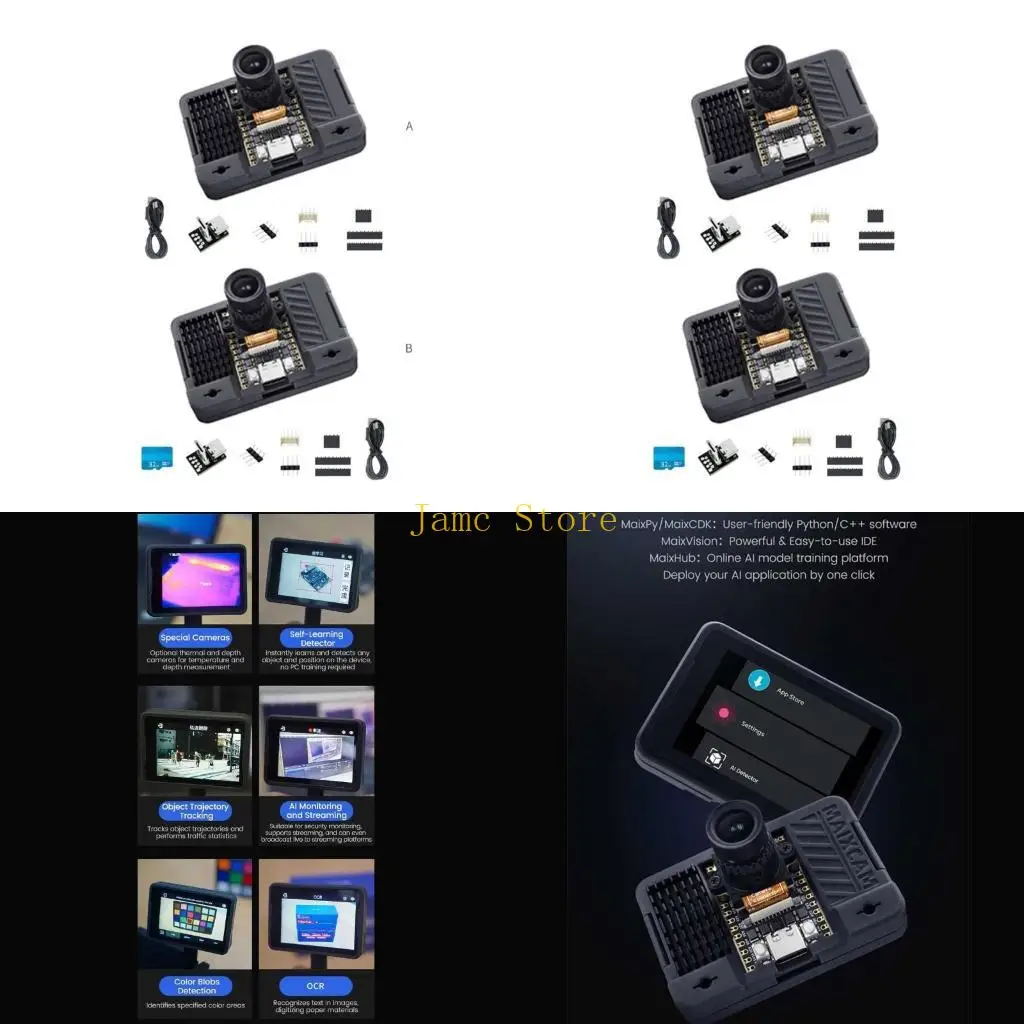 

LX0B для Sipeed MaixCAM Visionary Linux Макетная плата с камерой для энтузиастов и разработчиков