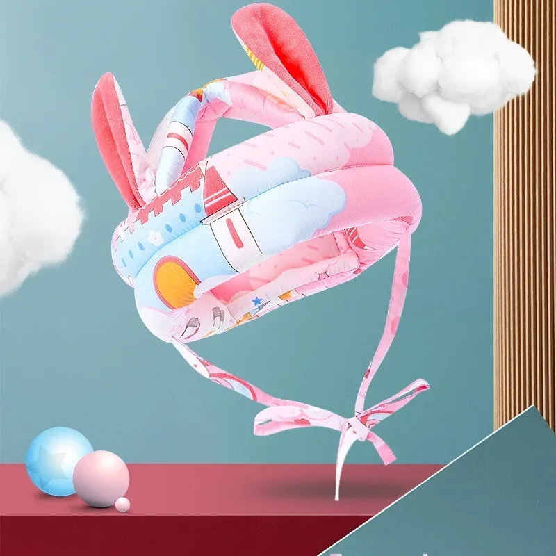 Summer Safety Helmet for Babies Head Protection Headwear Anti Fall Pad for Young Children Learning To Walk Anti-collision Helmet