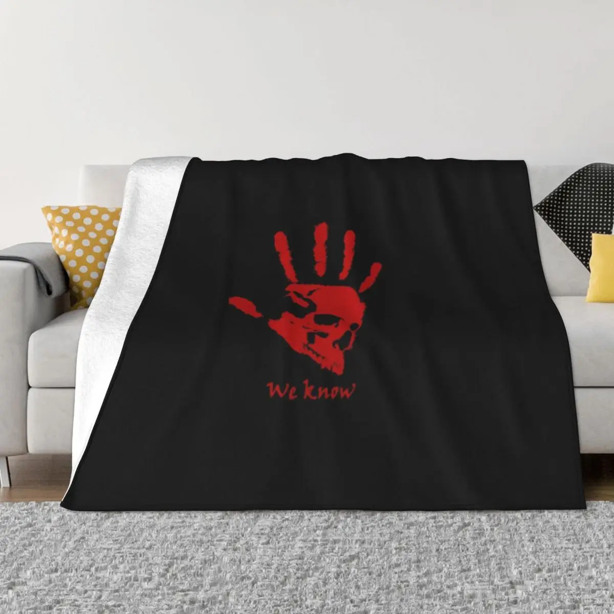 

Dark brotherhood logo high quality Throw Blanket christmas gifts Flannel Blankets