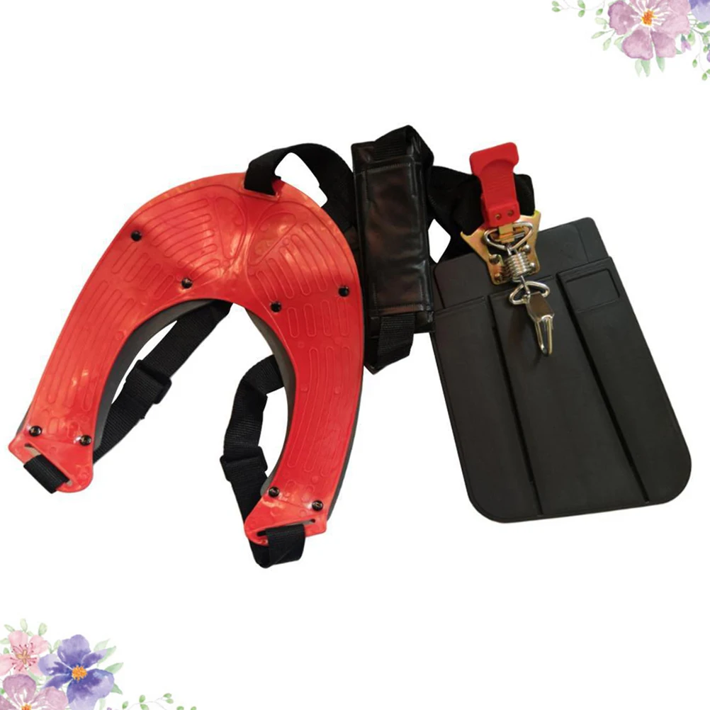 

Grass Trimmer Shoulder Strap Adjustable Harness Lawnmower Cutter Belt Orange Long Material Gardening Tool Accessories Trimmer