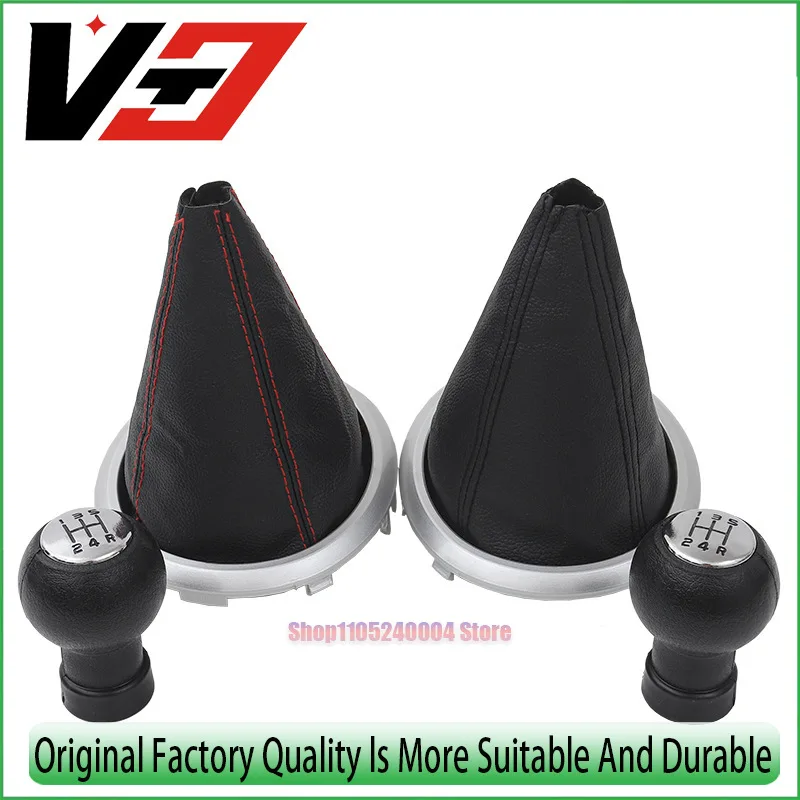 Complete OnePiece Gear Shift Knob With Boot Assembly OEM Look For Suzuki Swift For SX4 For Alto Manual Transmission