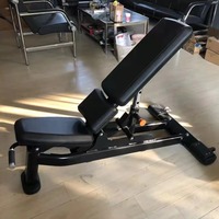 Portable Adjustable Multi-Functional Fitness Chair Commercial Bench Sit-Up Dumbbell Stool Home Gym Benches Racks Made Metal