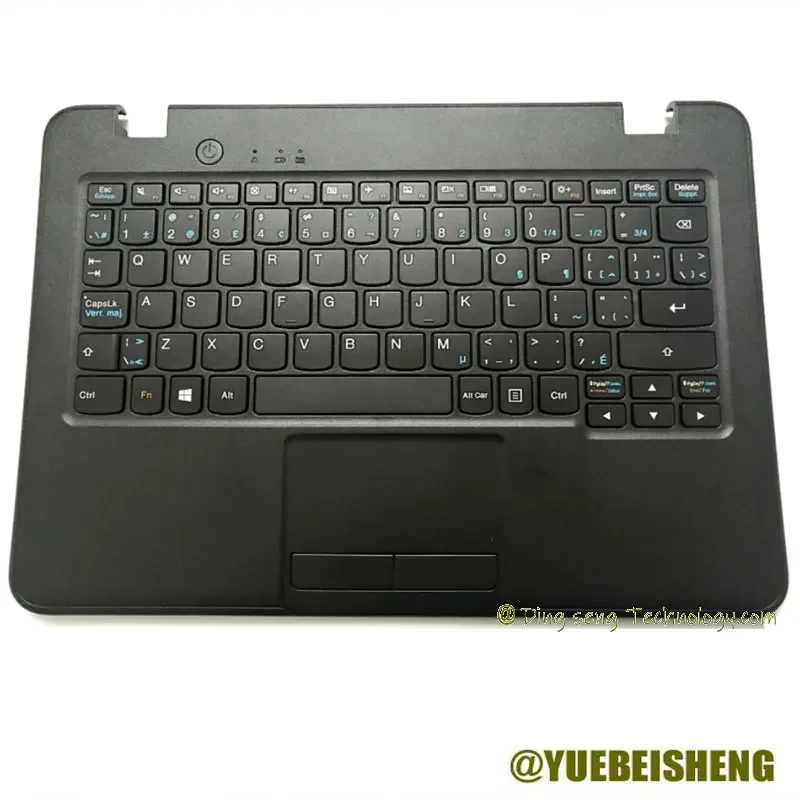 

YUEBEISHENG New For Lenovo IDEAPAD WINBOOK N22 Palmrest FR French keyboard upper cover Touchpad 5CB0L08631