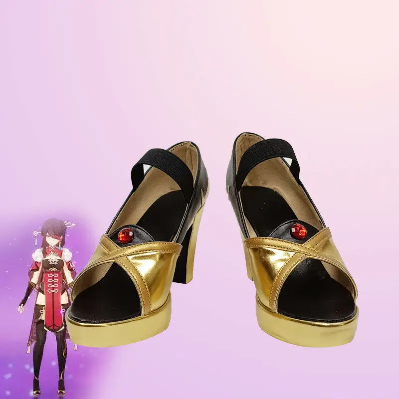 

Beidou Game Genshin Impact Cosplay Shoes Halloween Carnival Boot Custom Made