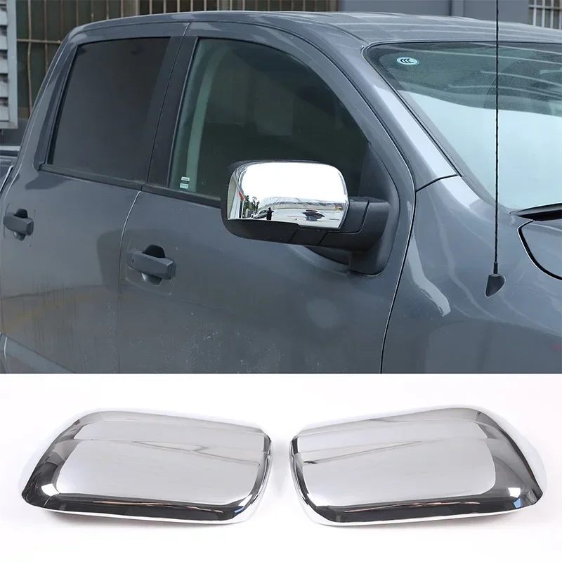 

For Nissan Titan A61 2016-2023 Car Styling ABS Car Side Door Rearview Mirror Cap Cover Sticker Exterior Car Accessories