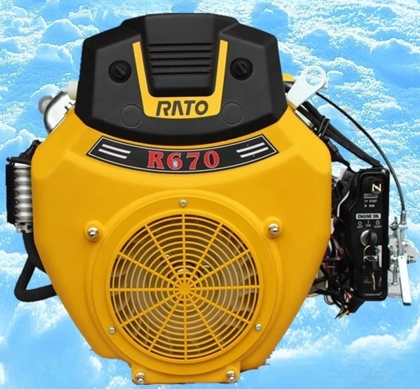 

22 horsepower Loncin twin-cylinder engine New 24 horsepower R670 gasoline engine LC2V78 puffing machine cleaning machine