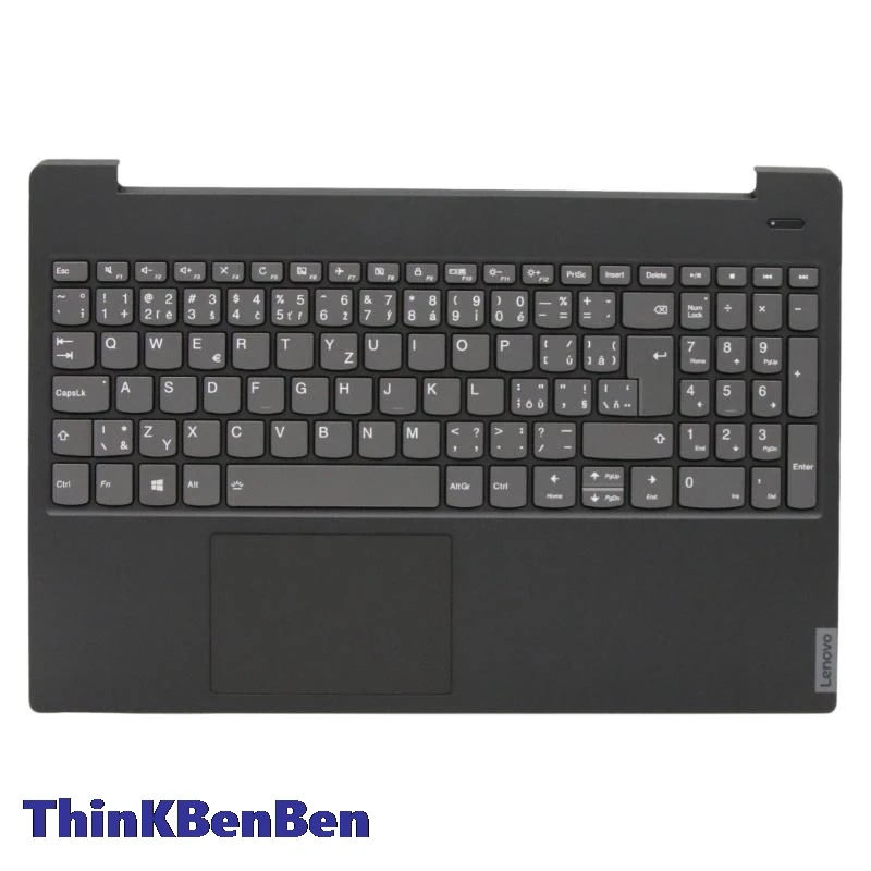 CZ Czech Black Keyboard Upper Case Palmrest Shell Cover For Lenovo Ideapad S340 15 15IWL 15IML 15API 15IIL 5CB0S18749