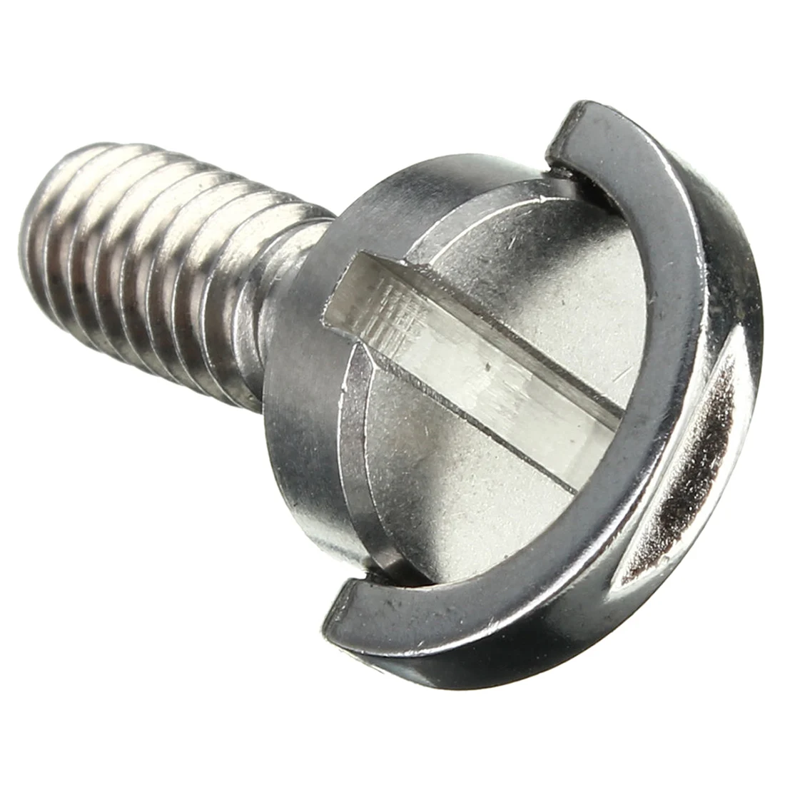 Long 1/4" D-Ring Screw Stainless Steel For Camera Tripod Quick Release Plate Silver