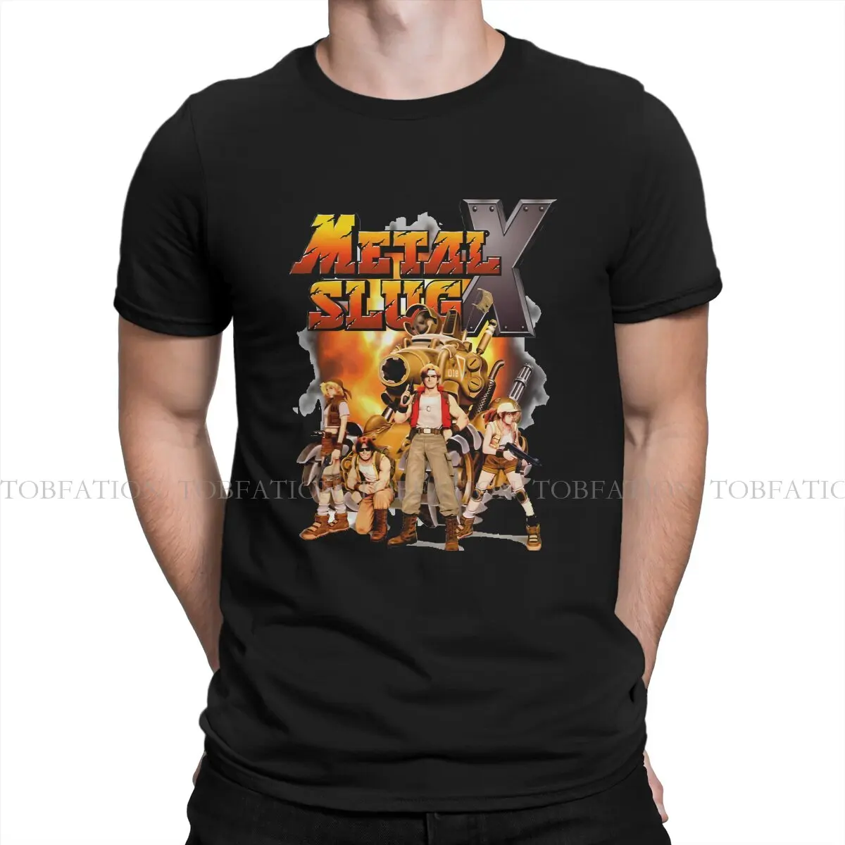 Collection Unique TShirt Metal Slug Casual T Shirt 100% Cotton Summer Stuff For Men Women