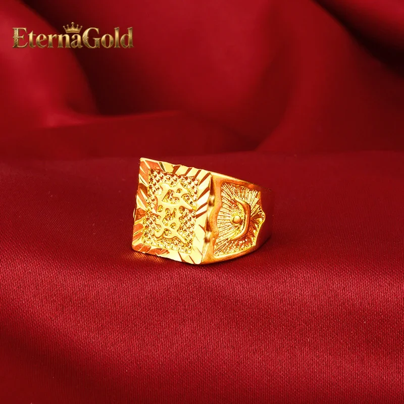 

Кольцо EternaGold Boutique из золота 999 пробы, модное и элегантное мужское кольцо, ювелирное изделие из настоящего золота 24K, кольцо для мужчин, символизирующее богатство и успех.
