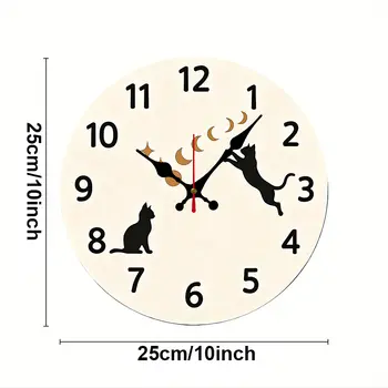 6 best sales Moon wall clock - №6