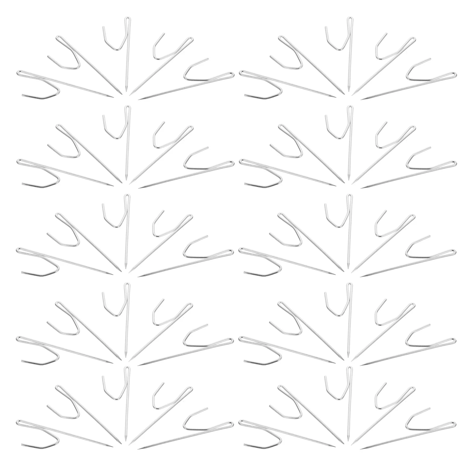 50個の丈夫なS字型窓カーテンフック、摩擦なし、スムーズで静かなS字型カーテンフック、クリエイティブなタイバック