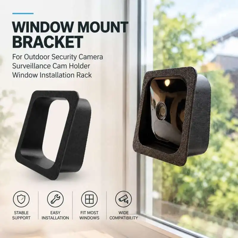 Window Mount Bracket For Outdoor Security Camera Surveillance Cam Holder Window Installation Rack