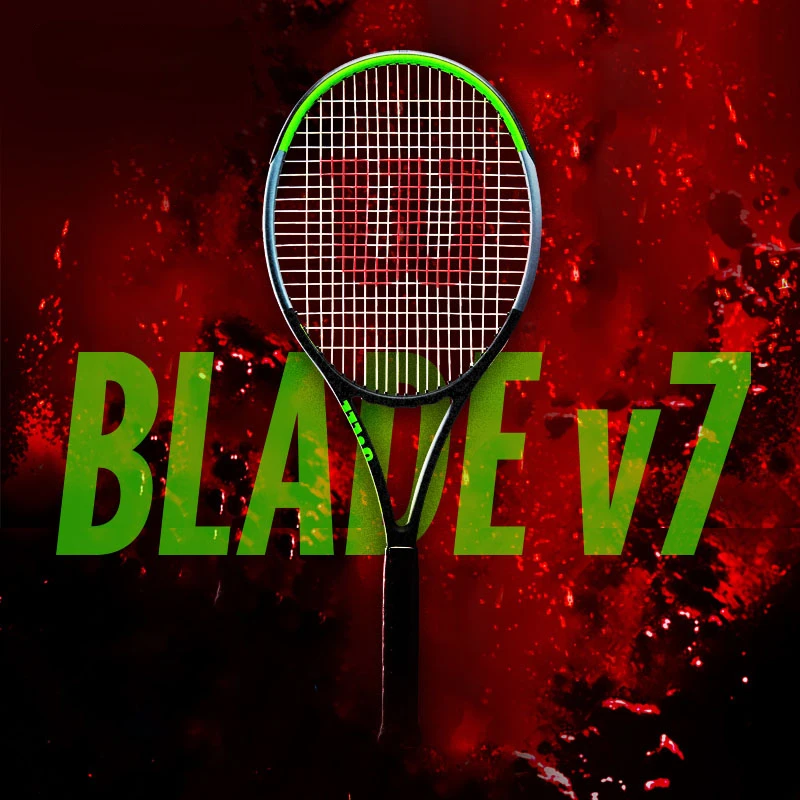 

Tennis racket blade98 V7 tennis racket all-carbon beginner and male student single training suit man and women 305g