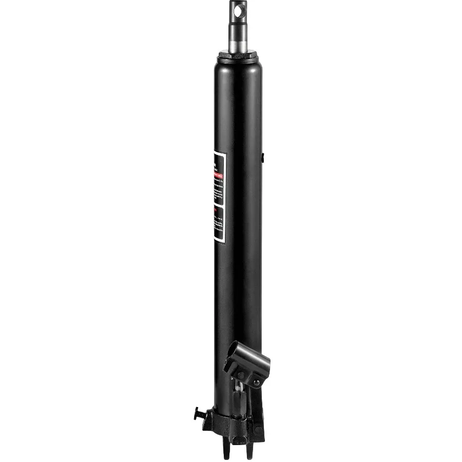

Hydraulic Long Ram Jack 3 Tons 6600 lbs Capacity Single Piston Pump Clevis Base Manual Cherry Picker with Handle Black for Gara