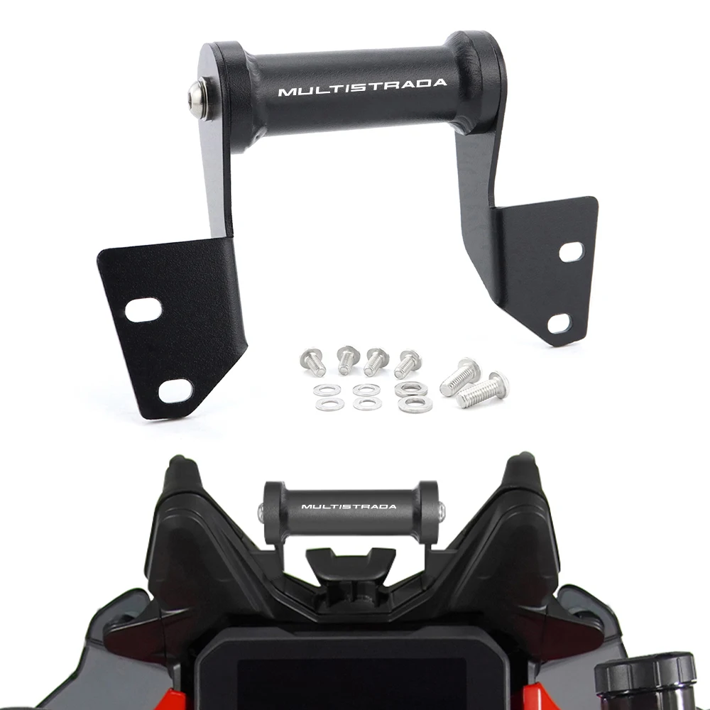 Motorcycle GPS Phone Stand Support Holder For Ducati Multistrada V4 V4S V4 RS/Pikes Peak V4 Rallly GPS Navigation Plate Bracket